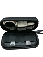 Étui de voyage antichoc personnalisable en EVA rigide pour chargeur, accessoires technologiques, sac carré portable pour batterie externe avec fermeture éclair