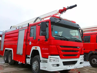 Truk Pemadam Kebakaran 6*4 Heavy Duty dengan Tangki Air Besar 20000L, Tinggi Kerja 13m, Mesin Diesel 220HP Euro 3, Penggerak 6*4, Truk Penyelamat Kebakaran