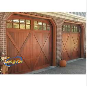 <span class=keywords><strong>Porte</strong></span> <span class=keywords><strong>de</strong></span> <span class=keywords><strong>garage</strong></span> LongTai en alliage d'aluminium semblable à du bois avec conception <span class=keywords><strong>de</strong></span> bord antidérapante, empêchant les glissements accidentels pendant l'entretien - Product Image 1