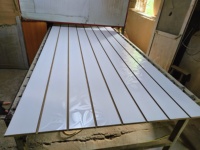 Panneaux mélaminés blancs très demandés / MDF mélaminé haute brillance / MDF rainuré pour sublimation
