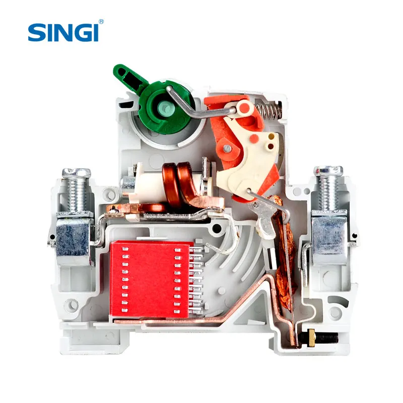 Fabriek Directe Fabrikant 2P 6ka Mcb 10amp Miniatuur Stroomonderbreker Veiligheid Elektrische Disjoncteur Disjuntor Disyuntor