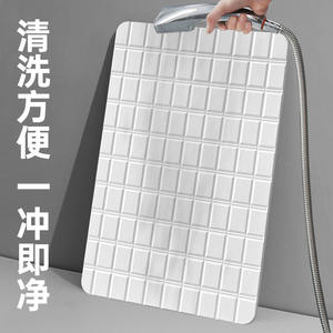 พรมปูพื้นดินไดอะตอมเมียสอเมริกาเหนือแบบใหม่ รูปทรงสี่เหลี่ยมผืนผ้า สีขาว กันลื่น ทอแบบเครื่องจักร หรูหรา สำหรับหน้าประตูบ้าน ซักน้ำได้ - Product Image 3