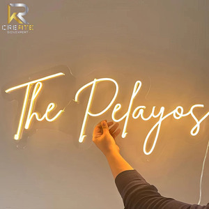 Tùy chỉnh các sự kiện trang trí nội thất Neon dấu hiệu đám cưới Acrylic logo đầy màu sắc ánh sáng lên biển báo cho bên lễ kỷ niệm Chữ trang trí - Product Image 1