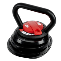Kettlebell réglable à vente chaude, entraînement de musculation, ensemble de kettlebell réglable de 10 à 40 lb