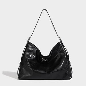 Sac à main de style rétro américain, polyvalent, décontracté, sac à bandoulière, sac fourre-tout, apparence haut de gamme, grande capacité, fermeture éclair, polyester - Product Image 6