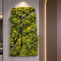 Panneau mural en mousse préservée haut de gamme de 100 cm pour la décoration intérieure