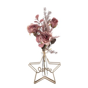 Bouquet de roses artificielles CallaFloral en tissu tissé plastique pour mariage et décoration intérieure CF01232 - Product Image 5