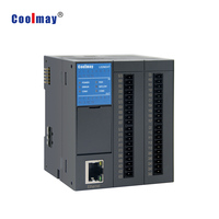 Coolmay modul Cpu Plc terintegrasi 12 DI 12 DO 4 AI 4AO Transistor NPN Output Ethernet hingga 512 poin I/O