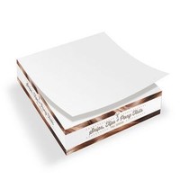 Bloc-notes personnalisé en forme de mini palette avec support pour notes adhésives, blocs de recharges pour bloc-notes 3D, carton rigide, impression numérique couleur CMYK
