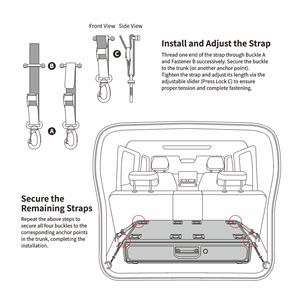 OEM Universelles Schubladensystem 4x4 Aluminiumlegierung Technischer Kunststoff Pickup-Truck Schublade - Product Image 5