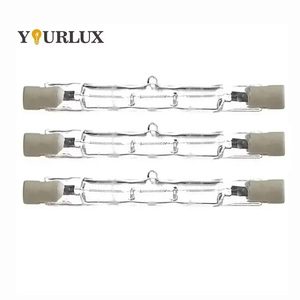 IR hồng ngoại tuyến tính sưởi ấm đèn 230V R7S j78 j118 J125 j189 công suất cao 100W 300W 1000W 1500W Halogen đèn - Product Image 1