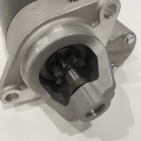 Motor de Arranque Duradero de 12V 1.2KW con Engranaje de Accionamiento de 9T Compatible con Generador de Motor Diésel Monocilíndrico, Rotocultivador y Hormigonera