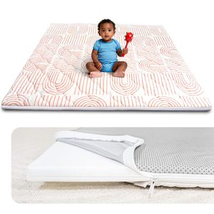 <span class=keywords><strong>Tapis</strong></span> <span class=keywords><strong>de</strong></span> jeu épais pour bébé, <span class=keywords><strong>tapis</strong></span> <span class=keywords><strong>de</strong></span> sol pour <span class=keywords><strong>parc</strong></span> <span class=keywords><strong>de</strong></span> jeu, <span class=keywords><strong>tapis</strong></span> <span class=keywords><strong>de</strong></span> <span class=keywords><strong>mousse</strong></span> pour le temps sur le ventre, ultra doux et offrant un soutien, amovible et lavable avec coussinets antidérapants - Product Image 4