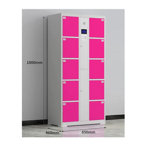 Casier à bagages électronique intelligent Casier intelligent en acier moderne Logiciel géré à distance Armoire de rangement moderne en métal à louer - Product Image 5