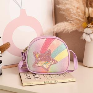 新しいスタイル星流れる砂子供用バッグかわいい女の子のクロスボディバッグショルダーバッグ財布 - Product Image 3