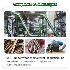 木材ペレット生产ライン1-10 TPHバイオマスおがくず贩売 - Product Image 5