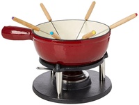 Ensemble de pots à fondant au fromage, en fonte, 2 pièces