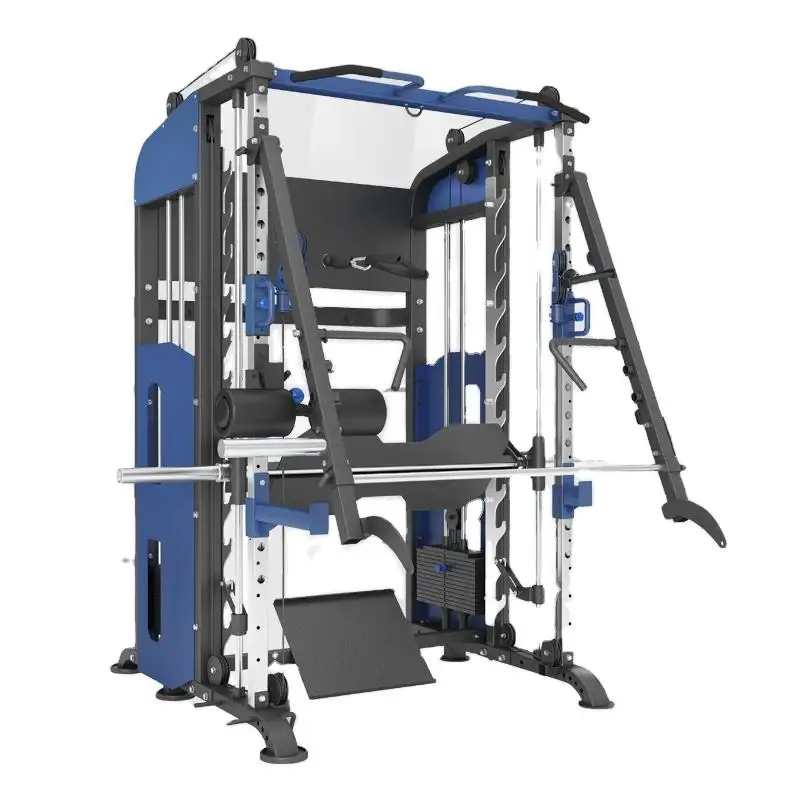 Machine de gymnastique à domicile multifonction smith Fitness à câble équipement fonctionnel avec entraîneur support de puissance robuste