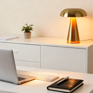 Cảm ứng hiện đại cảm biến cổ điển kim loại LED nấm LED ánh sáng ban đêm đèn với màu sắc ấm áp cho phòng ngủ - Product Image 4