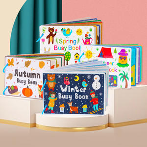 Vente en gros <span class=keywords><strong>livre</strong></span> d'éveil pour tout-petits jouet éducatif pour enfants <span class=keywords><strong>livre</strong></span> d'éveil silencieux Montessori autocollant sensoriel <span class=keywords><strong>livre</strong></span> d'éveil jouet d'apprentissage pour enfants - Product Image 3