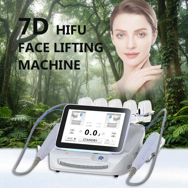 Portable Professional 7D Hifu Liposonic Face Lifting Clean Brush Body Slimming Fat Burning Skin Firming Ultrasound Device