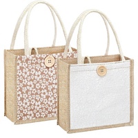 Ensemble de sacs fourre-tout décontractés pour femmes, sac à bento personnalisé brodé avec bouton, sacs de courses réutilisables