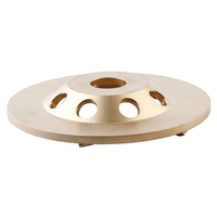 Produits fabriqués en asie d'or Pcd meule diamantée avec excellente adhérence