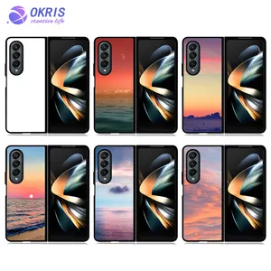 New DIY Blank Sublimation Mobile Phone Case Soft TPU Case+PC Frame Foldable Phone Cover For Galaxy Z Fold 5