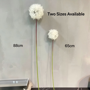 Décoration de mariage, plante artificielle à tige unique, fleur de pissenlit artificielle blanche, grande fleur de type herbe, fleurs de pissenlit pour mariage - Product Image 5