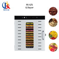 Handgemaakte Slangvormige Kinderen Voedsel Dehydrator 8 Trays RVS 220/380V 30-90 Biltong Beef Jerky Fruit Groenten Machine