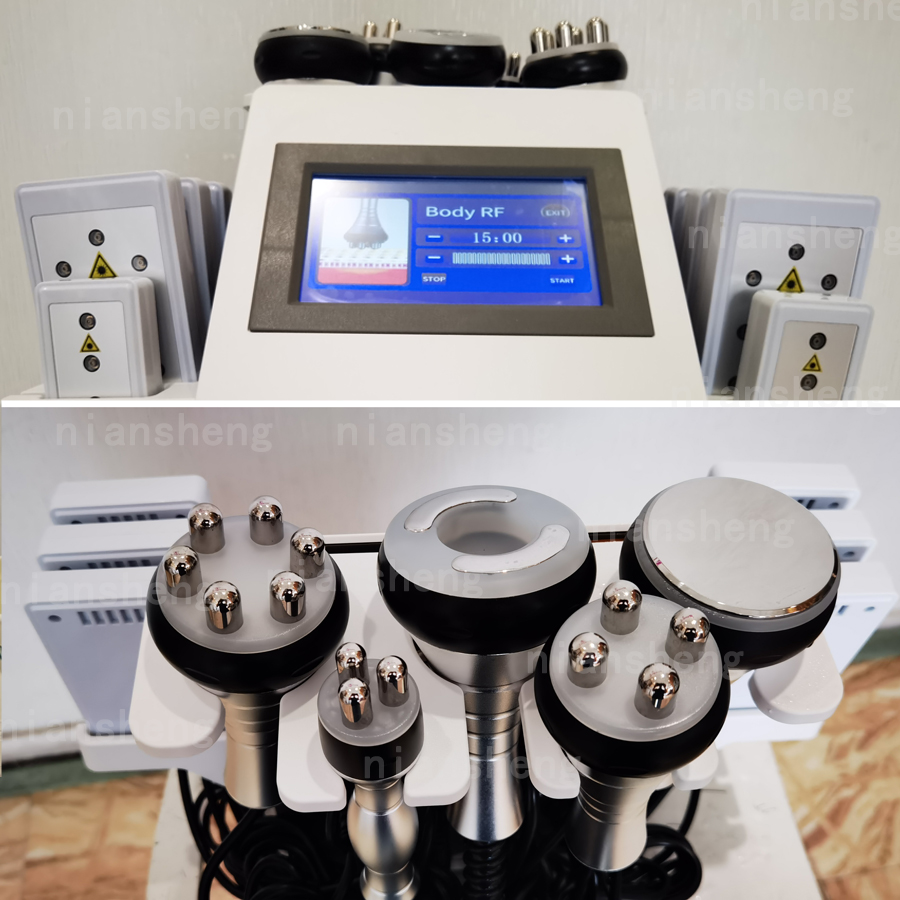 Black Friday Deal Factory Price 6 in 1 High Quality Kim 8 New Ultra Cavitation Rf Vacuum Slimming Machine