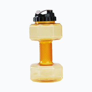 Grande gourde de 2,6 L en forme d'haltère, anti-fuite, sans BPA, avec couvercle et <span class=keywords><strong>corde</strong></span>, pour la gym, le sport, la consommation directe, les adultes et l'école - Product Image 4