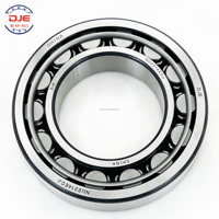 Roulement à rouleaux cylindriques DJE NU310 EM 50x110mm, simple rangée, précision P0, étanchéité ouverte, haute vitesse, charge radiale élevée, jeu C0