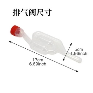 Valve unidirectionnelle avec bouchon, valve d'échappement, clapet anti-retour, valve de fermentation en plastique PP avec joint d'étanchéité, valve de décantation, fabricant - Product Image 5