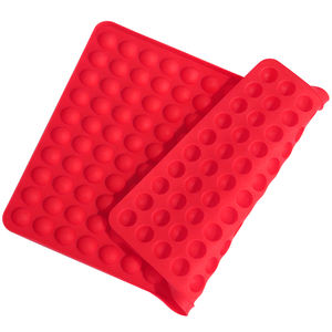 Moldes de silicona con forma de bola redonda para chocolate, alfombrilla de silicona con forma de cavidad, tamaño de 2cm, 1030, muestra gratis de fábrica, 140 - Product Image 3