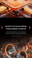 Nouveaux écouteurs sans fil à crochet d'oreille pour le gaming et le sport, avec suppression du bruit, chargement Type-C, pour les professionnels