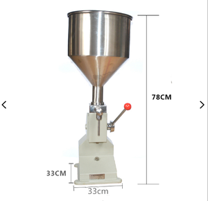 A-03 <span class=keywords><strong>manuel</strong></span> type pâte et liquide à la fois machine de remplissage pour le miel dentifrice jus de gel shampooing lavage des mains de remplissage - Product Image 4