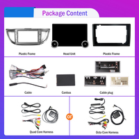 Radio de Coche Android 2Din de 11.8 Pulgadas para Honda CRV 2012-2016, Pantalla QLED 2K, Estéreo para Coche, Reproductor de DVD para Coche, Carplay, Android Auto
