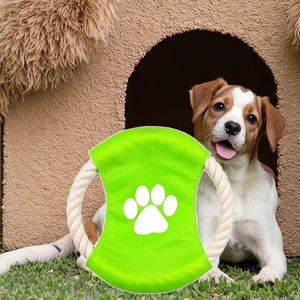Juguetes interactivos para mascotas con logotipo personalizado impreso, para limpiar los dientes, de tela Oxford y cuerdas de algodón. - Product Image 6
