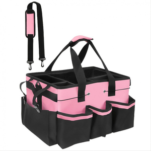 Sac de rangement multifonctionnel à bandoulière avec logo personnalisé, étui organisateur portable pour outils de nettoyage ménager - Product Image 1