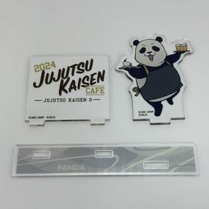 Panda Anime Cartoon Figure Impact Clear Custom Acrylic Stand Model Plate Desk Plastic Sign & Keychain Standee for Fans Gifts