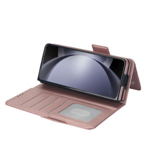 <span class=keywords><strong>Étui</strong></span> Portefeuille Multifonctionnel en Cuir avec Fente pour Stylet pour Samsung Galaxy <span class=keywords><strong>Z</strong></span> <span class=keywords><strong>Fold</strong></span> <span class=keywords><strong>3</strong></span> 4 5 6 7, <span class=keywords><strong>Étui</strong></span> de Téléphone Porte-Cartes Couleur Unie - Product Image 4