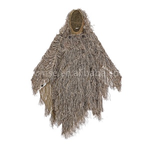 Poncho Ghillie Camouflage Gilly Portable Pliable en Polyester pour la Chasse en Plein Air et l'Observation des Oiseaux - Product Image 1