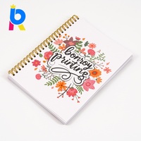 Cuaderno Minimalista de Tapa Blanda con Encuadernación Espiral en Colores Personalizados para Oficina, Estudio, Uso Diario, Viajes de Negocios y Proyectos Creativos