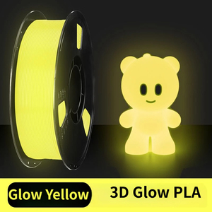เส้นพลาสติกเรืองแสง Glow PLA ขนาด 1.75 มม. สีสันสดใส ติดทนนาน ความเร็วสูง สำหรับเครื่องพิมพ์สามมิติ Bambu Creality - Product Image 3