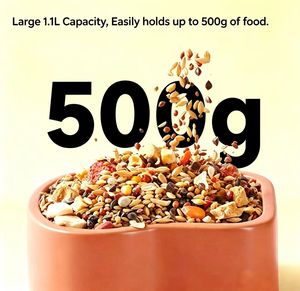 Bol en céramique pour hamster, motif pain grillé, base lourde antidérapante, résistant aux morsures, petit plat d'alimentation pour animaux de compagnie, facile à nettoyer, design mignon - Product Image 5