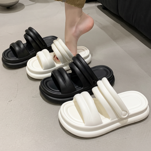 Sandali con Pom Pom da donna per interni/esterni LK-CR07 pantofole da ufficio a 2 colori - Product Image 1