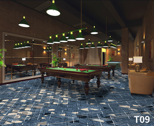 3D Printed Luxury Loop Pile Polyester Wall-to-Wall <b>Carpet</b> Eco-friendly Machine Made for Ballrooms Billiards Halls - Product Image 2