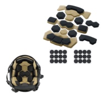 Rembourrage en mousse de remplacement pour casque tactique Eva Foam Soft Comfort Coussinets pour casque tactique Coussin pour casque en mousse à mémoire de forme