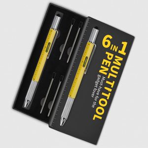 Multi Metal Construction Tool <b>Pen</b> With Bubble Level Scale Stylus Tip for Promotional Business Gift - Product Image 6